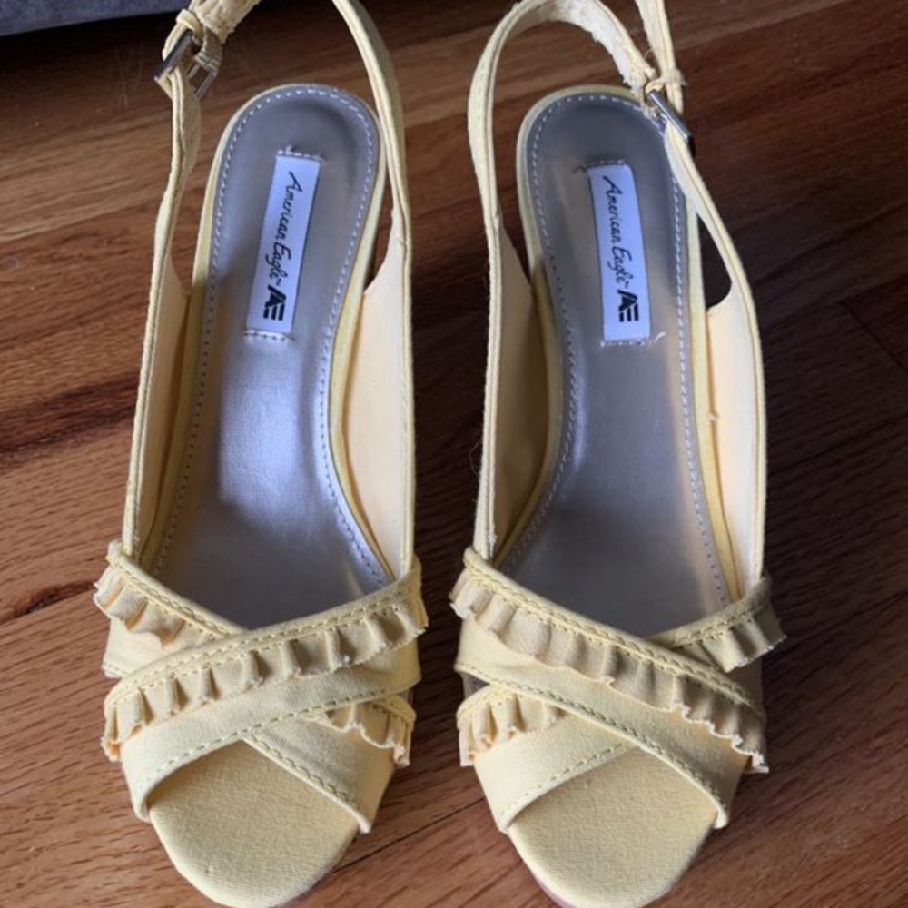 American Eagle wedge sandals, size 7.5